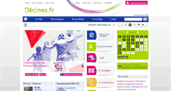 Desktop Screenshot of decines.fr